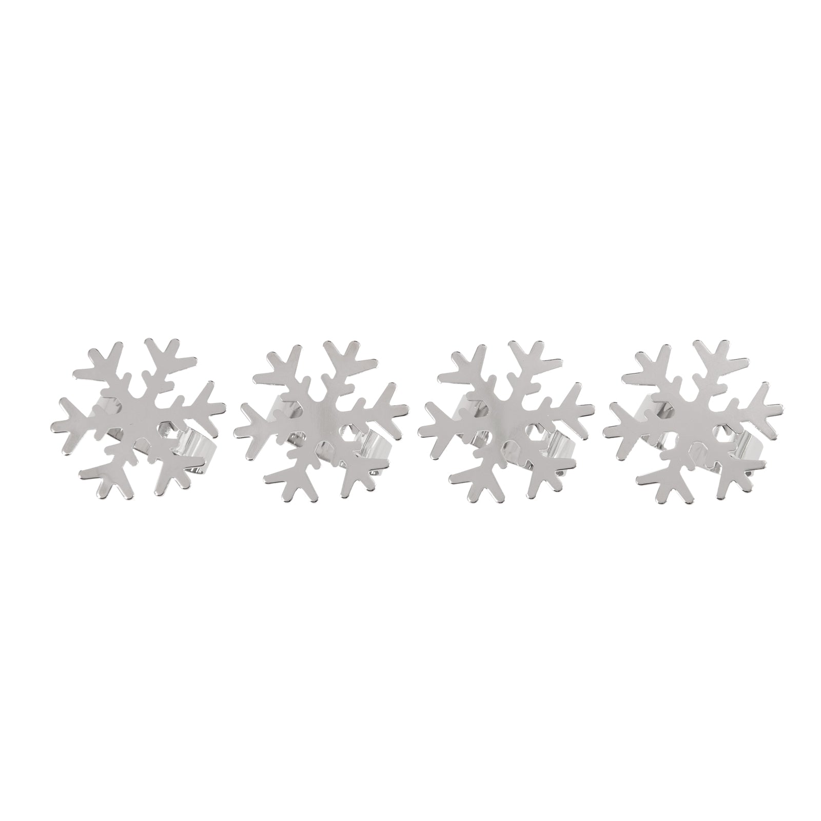 Bread and Butter Napkin Rings - Snow Flake - 4 Pack V160-10004445