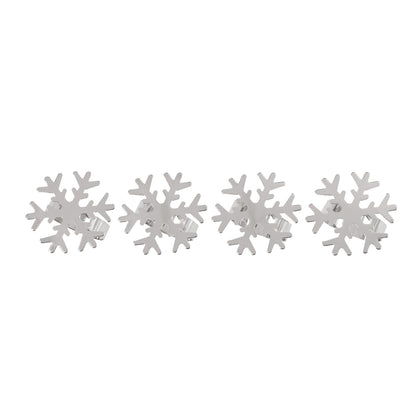 Bread and Butter Napkin Rings - Snow Flake - 4 Pack V160-10004445