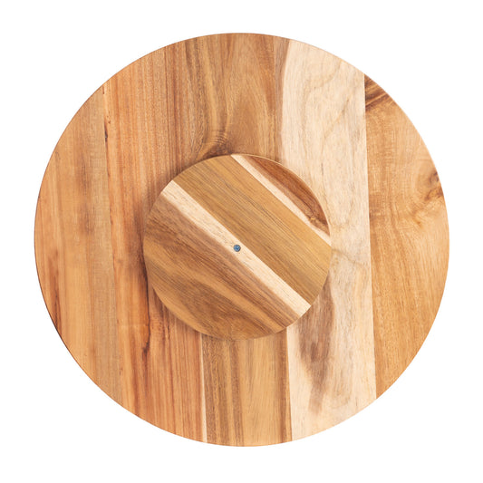 Bread and Butter 18 Inch Wooden Lazy Susan Tray - Trees V160-10004451