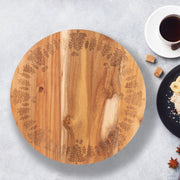 Bread and Butter 18 Inch Wooden Lazy Susan Tray - Trees V160-10004451