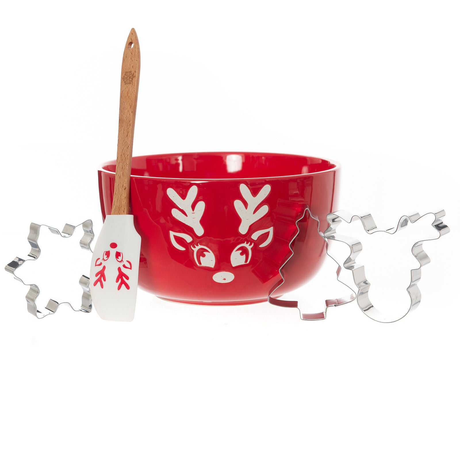 Bread and Butter Electroplate Icy Reindeer Mini Mix Bowl Set V160-10004453