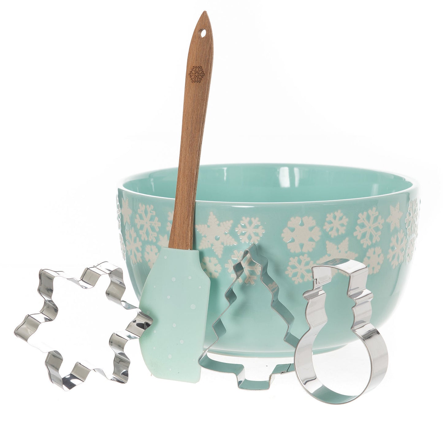 Bread and Butter Electroplate Icy Snowflake Mini Mix Bowl Set V160-10004454