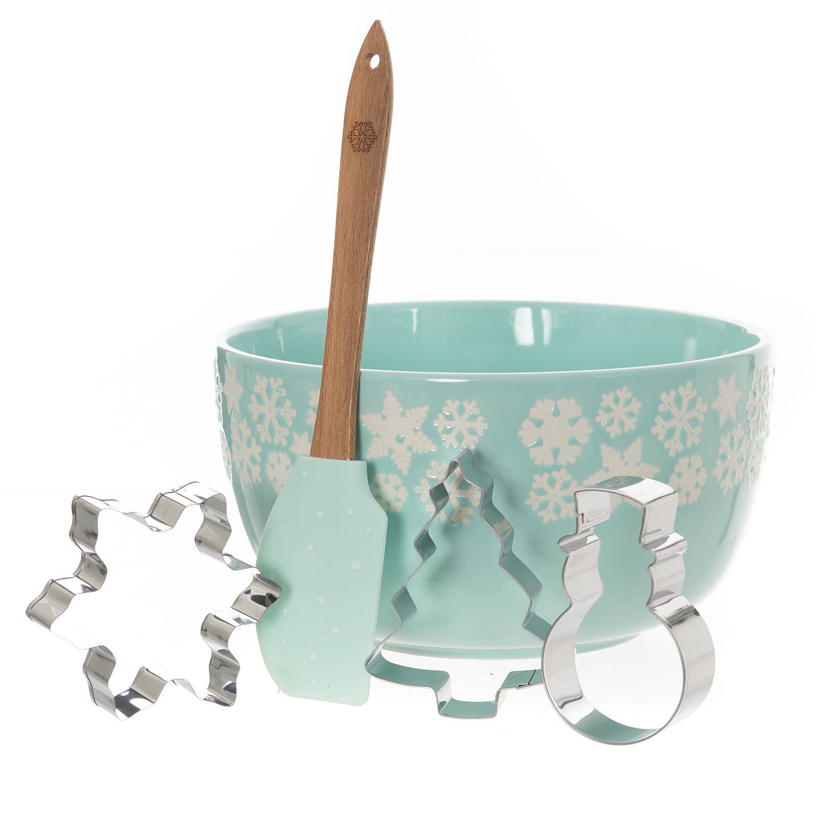 Bread and Butter Electroplate Icy Snowflake Mini Mix Bowl Set V160-10004454