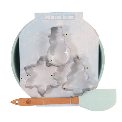 Bread and Butter Electroplate Icy Snowflake Mini Mix Bowl Set V160-10004454