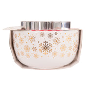 Bread and Butter Electroplate Snowflake Mini Mix Bowl Set - Gold V160-10004455