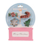 Bread and Butter Cookie Cutter - Snowglobe, Card, Tree, Candy Cane - 4 Pack V160-10004460