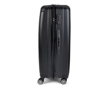Milano Premium 3pc ABS Luggage Suitcase Luxury Hard Case Shockproof Travel Set - Black V160-151170