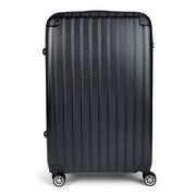 Milano Premium 3pc ABS Luggage Suitcase Luxury Hard Case Shockproof Travel Set - Black V160-151170