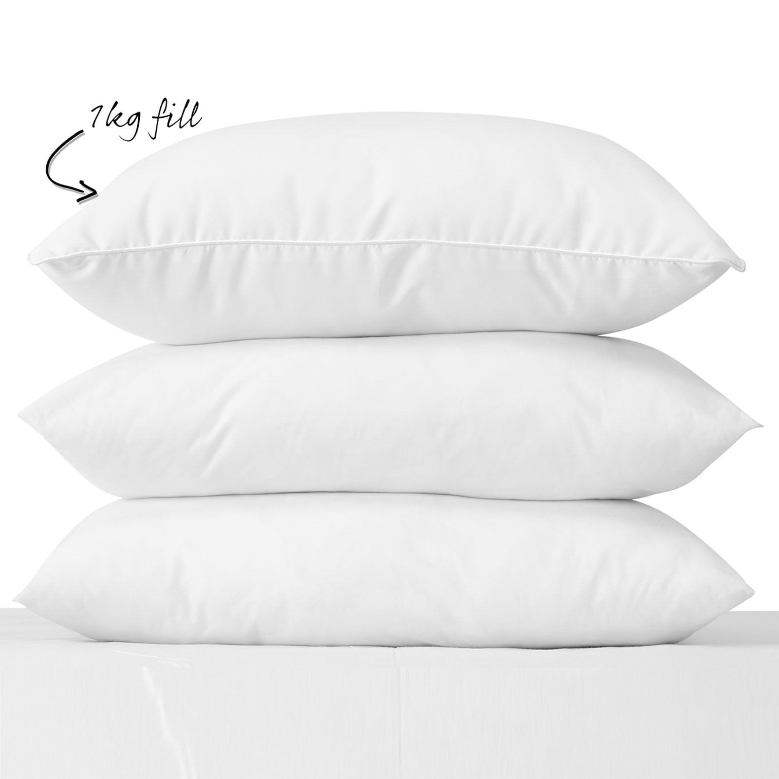 Royal Comfort Luxury Duck Feather & Down Pillow Twin Pack Home Set V160-201045