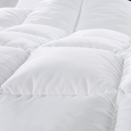 500GSM Soft Goose Feather Down Quilt Duvet 95% Feather 5% Down All-Seasons - Single - White V160-201049