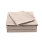 Royal Comfort Bamboo Blended Sheet & Pillowcases Set 1000TC Ultra Soft Bedding - Double - Warm Grey V160-201995