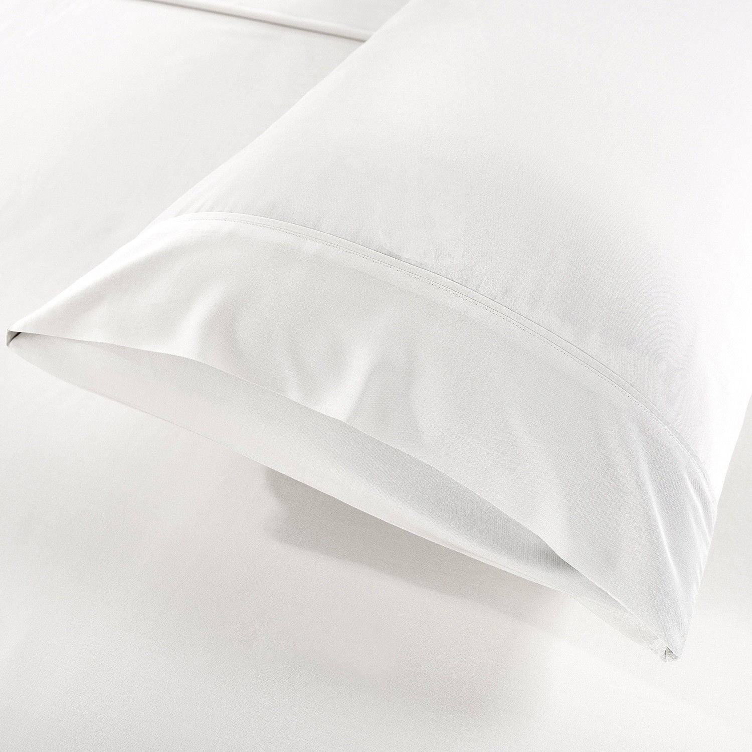 Royal Comfort Bamboo Blended Sheet & Pillowcases Set 1000TC Ultra Soft Bedding - King - White V160-202000