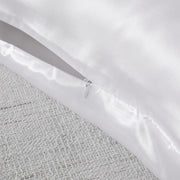 Royal Comfort Mulberry Soft Silk Hypoallergenic Pillowcase Twin Pack 51 x 76cm - White V160-202022