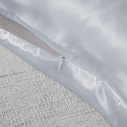 Royal Comfort Mulberry Soft Silk Hypoallergenic Pillowcase Twin Pack 51 x 76cm - Silver V160-202024