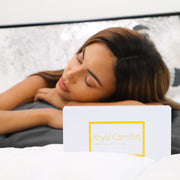 Royal Comfort Mulberry Soft Silk Hypoallergenic Pillowcase Twin Pack 51 x 76cm - Charcoal V160-202025