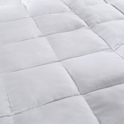 Royal Comfort 1000GSM Luxury Bamboo Fabric Gusset Mattress Pad Topper Cover - Queen - White V160-202072