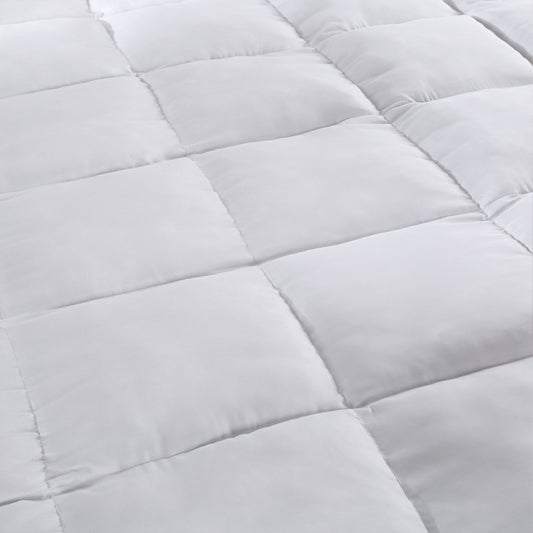 Royal Comfort 1000GSM Luxury Bamboo Fabric Gusset Mattress Pad Topper Cover - Queen - White V160-202072