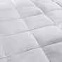 Royal Comfort 1000GSM Luxury Bamboo Fabric Gusset Mattress Pad Topper Cover - Queen - White V160-202072