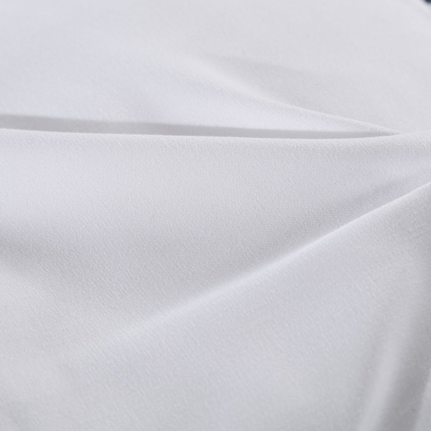 Royal Comfort 1000GSM Luxury Bamboo Fabric Gusset Mattress Pad Topper Cover - Queen - White V160-202072