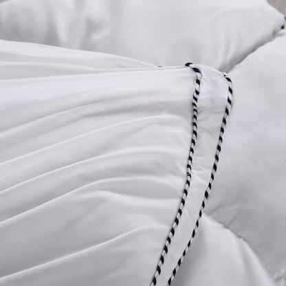 Royal Comfort 1000GSM Luxury Bamboo Fabric Gusset Mattress Pad Topper Cover - Queen - White V160-202072