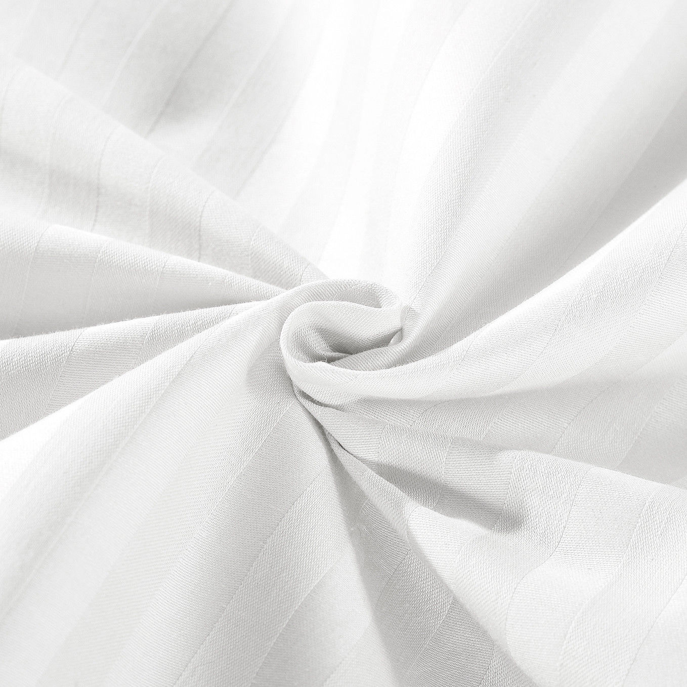Kensington 1200 Thread Count 100% Egyptian Cotton Sheet Set Stripe Hotel Grade - Queen - White V160-202134