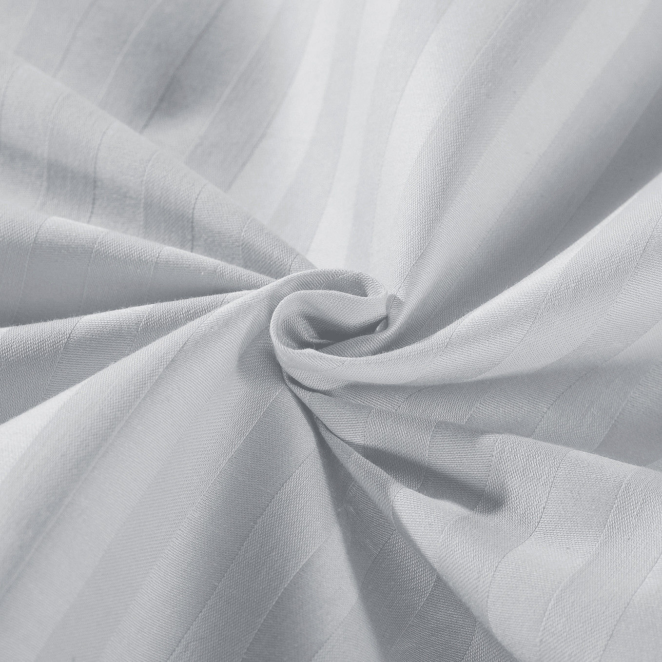 Kensington 1200 Thread Count 100% Egyptian Cotton Sheet Set Stripe Hotel Grade - King - Silver V160-202142