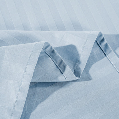 Kensington 1200 Thread Count 100% Egyptian Cotton Sheet Set Stripe Hotel Grade - King - Chambray V160-202144