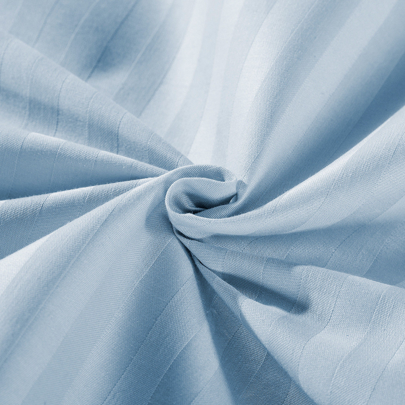 Kensington 1200 Thread Count 100% Egyptian Cotton Sheet Set Stripe Hotel Grade - King - Chambray V160-202144