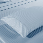 Kensington 1200 Thread Count 100% Egyptian Cotton Sheet Set Stripe Hotel Grade - King - Chambray V160-202144