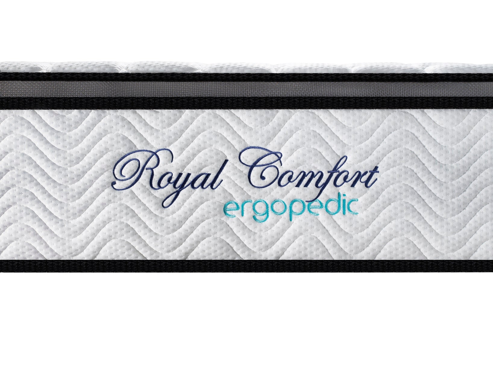 Ergopedic Mattress 5 Zone Latex Pocket Spring Mattress In A Box 30cm - Single - White Grey Black V160-202355
