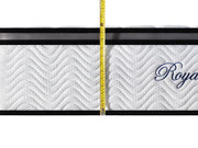 Ergopedic Mattress 5 Zone Latex Pocket Spring Mattress In A Box 30cm - Double - White  Grey  Black