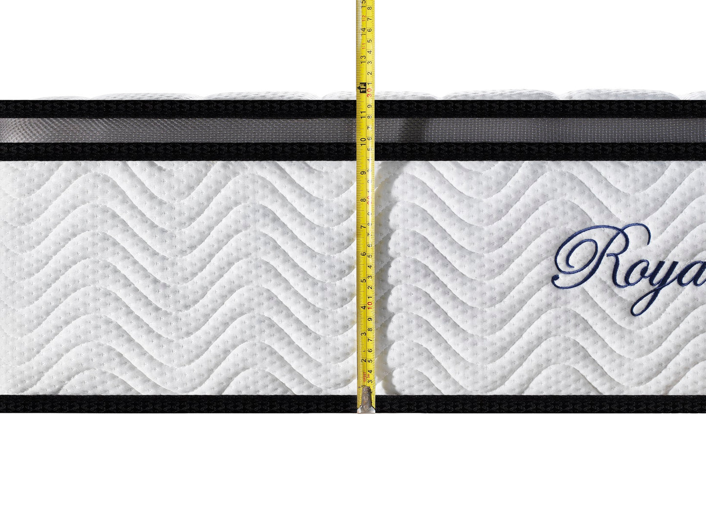 Ergopedic Mattress 5 Zone Latex Pocket Spring Mattress In A Box 30cm - Queen - White Grey Black V160-202365