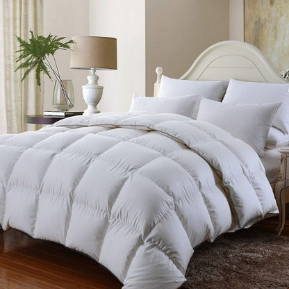 Royal Comfort 350GSM Luxury Soft Bamboo All-Seasons Quilt Duvet - Super King - White V160-202761