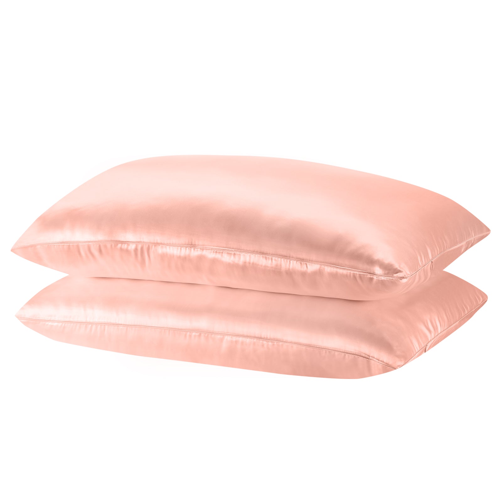 Royal Comfort Mulberry Soft Silk Hypoallergenic Pillowcase Twin Pack 51 x 76cm - Blush V160-204380