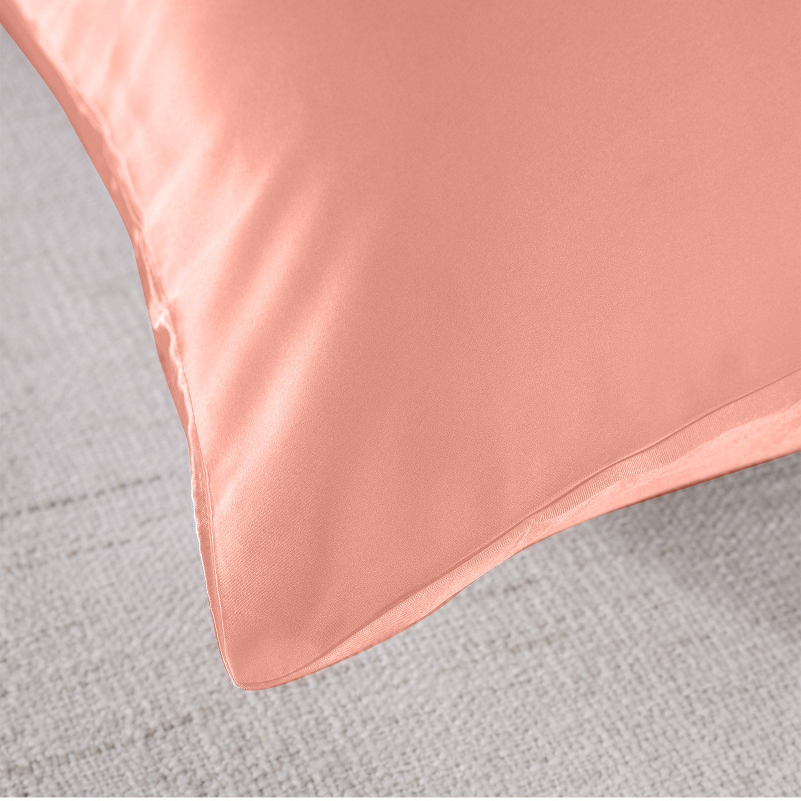 Royal Comfort Mulberry Soft Silk Hypoallergenic Pillowcase Twin Pack 51 x 76cm - Blush V160-204380