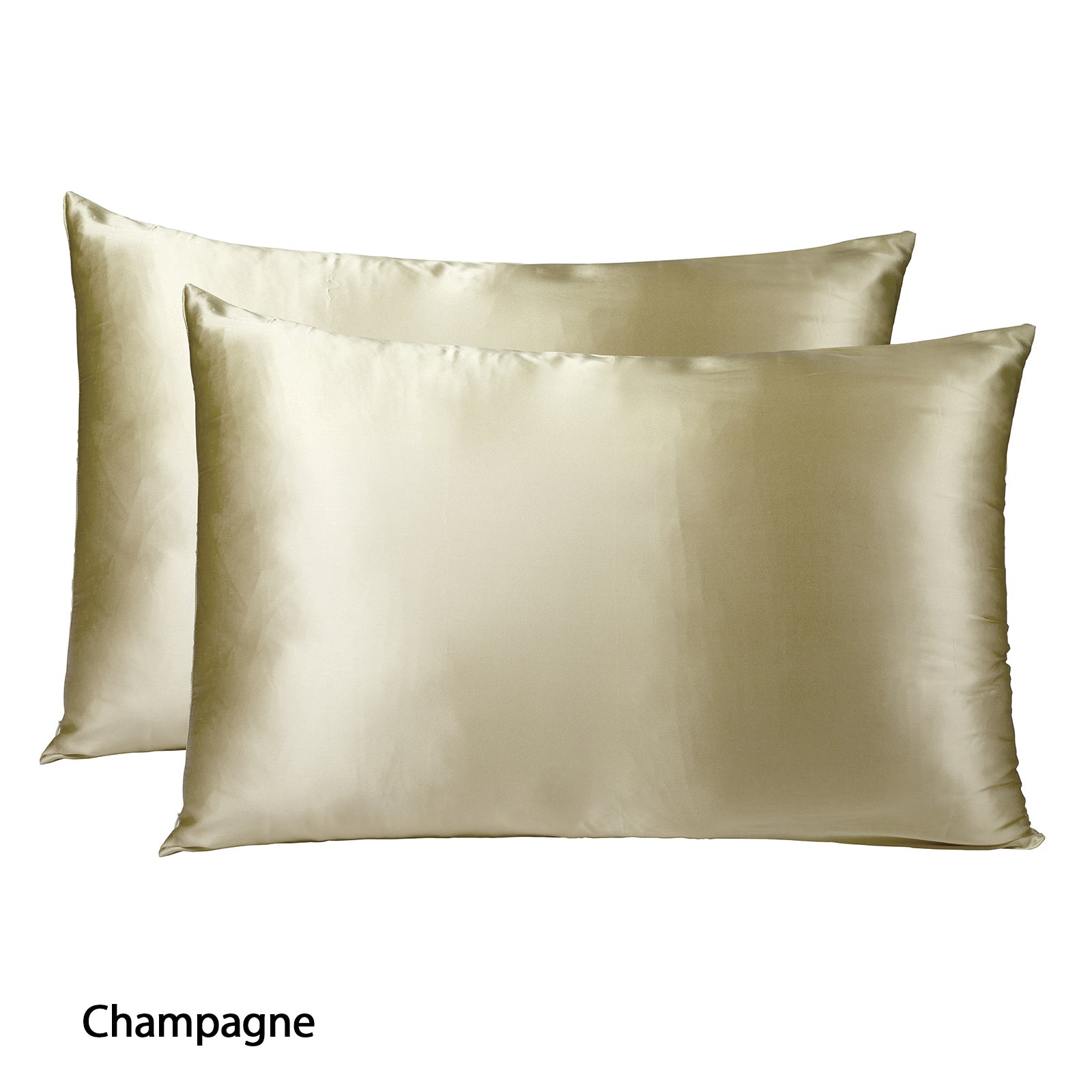 Royal Comfort Mulberry Soft Silk Hypoallergenic Pillowcase Twin Pack 51 x 76cm - Champagne V160-204605