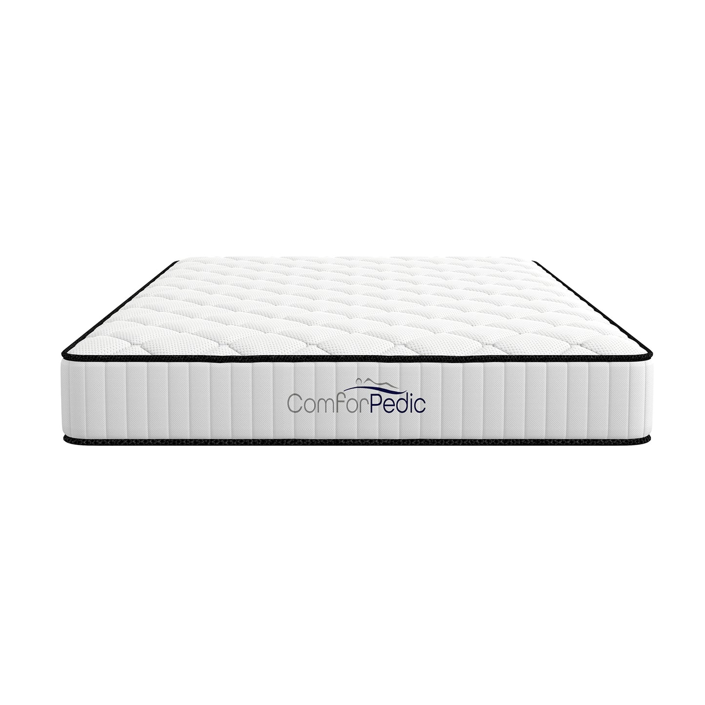 Comforpedic Mattress 5 Zone Medium Support Foam Bonnell Spring 21CM - Double - White Black V160-204750