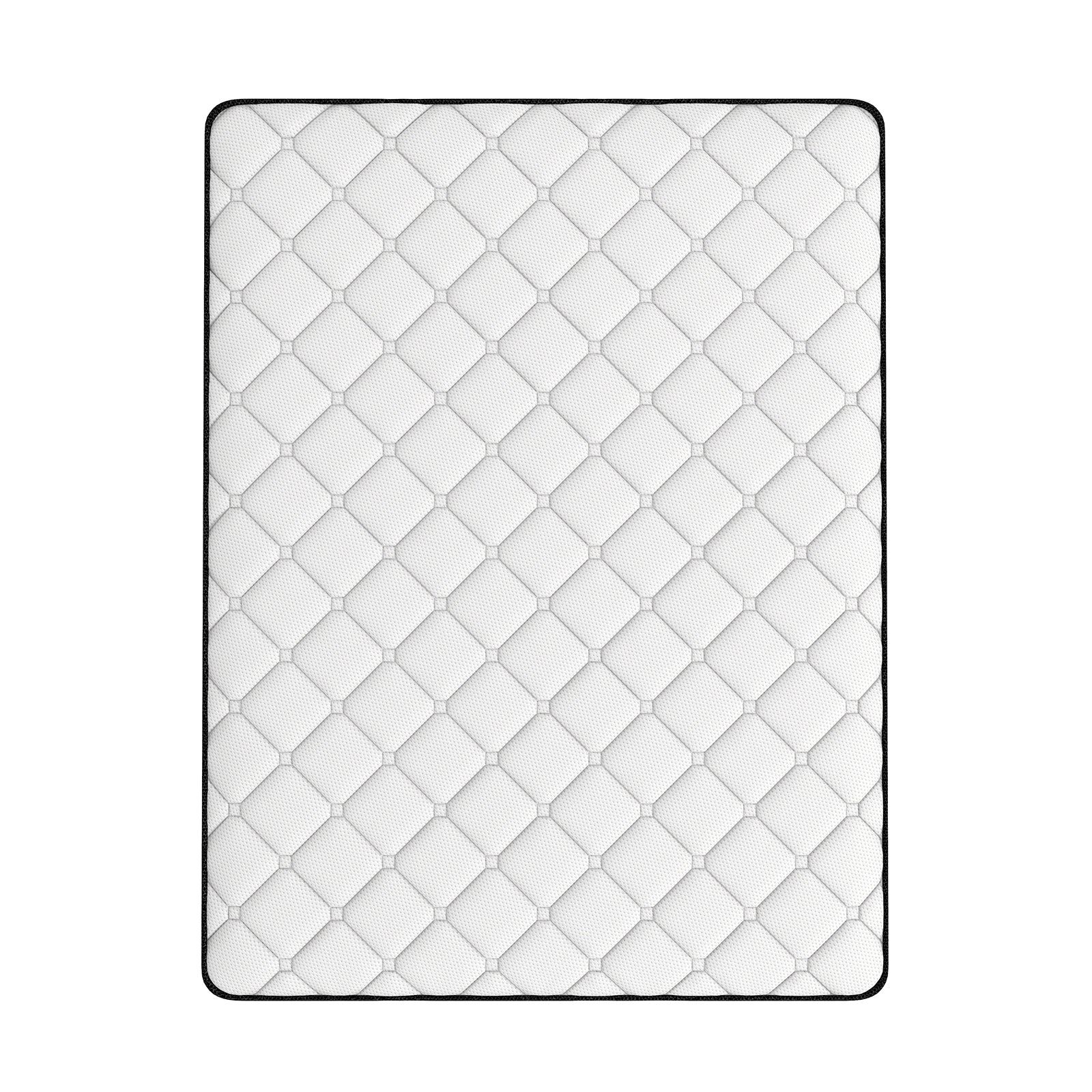 Comforpedic Mattress 5 Zone Medium Support Foam Bonnell Spring 21CM - Queen - White Black V160-204760