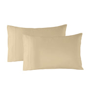 Royal Comfort Bamboo Blended Quilt Cover Set 1000TC Ultra Soft Luxury Bedding - Double - Ivory V160-204821