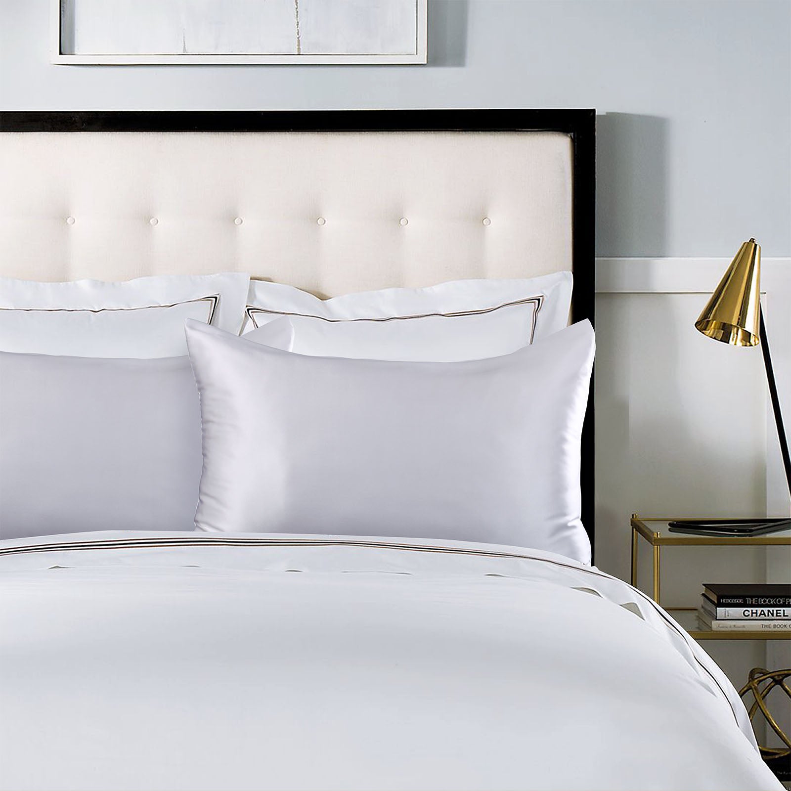 Royal Comfort Pure Silk Pillow Case 100% Mulberry Silk Hypoallergenic Pillowcase - Silver V160-204835