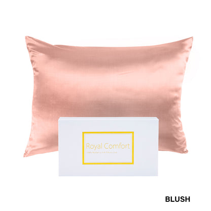 Royal Comfort Pure Silk Pillow Case 100% Mulberry Silk Hypoallergenic Pillowcase - Blush V160-204836
