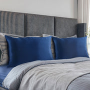Royal Comfort Pure Silk Pillow Case 100% Mulberry Silk Hypoallergenic Pillowcase - Navy V160-204837