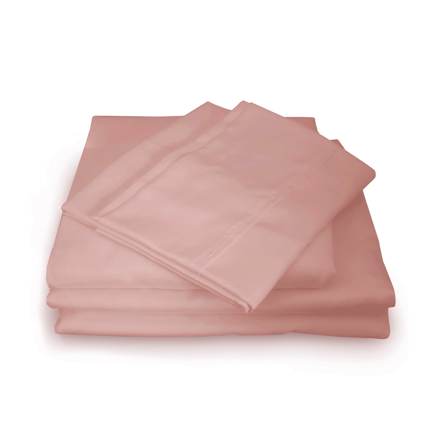 Royal Comfort 1000TC Hotel Grade Bamboo Cotton Sheets Pillowcases Set Ultrasoft - Queen - Blush V160-204910