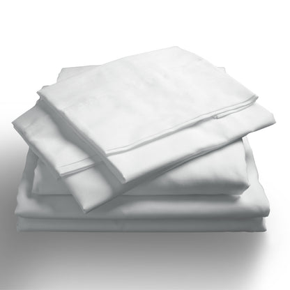 Royal Comfort 1000TC Hotel Grade Bamboo Cotton Sheets Pillowcases Set Ultrasoft - King - White V160-204911