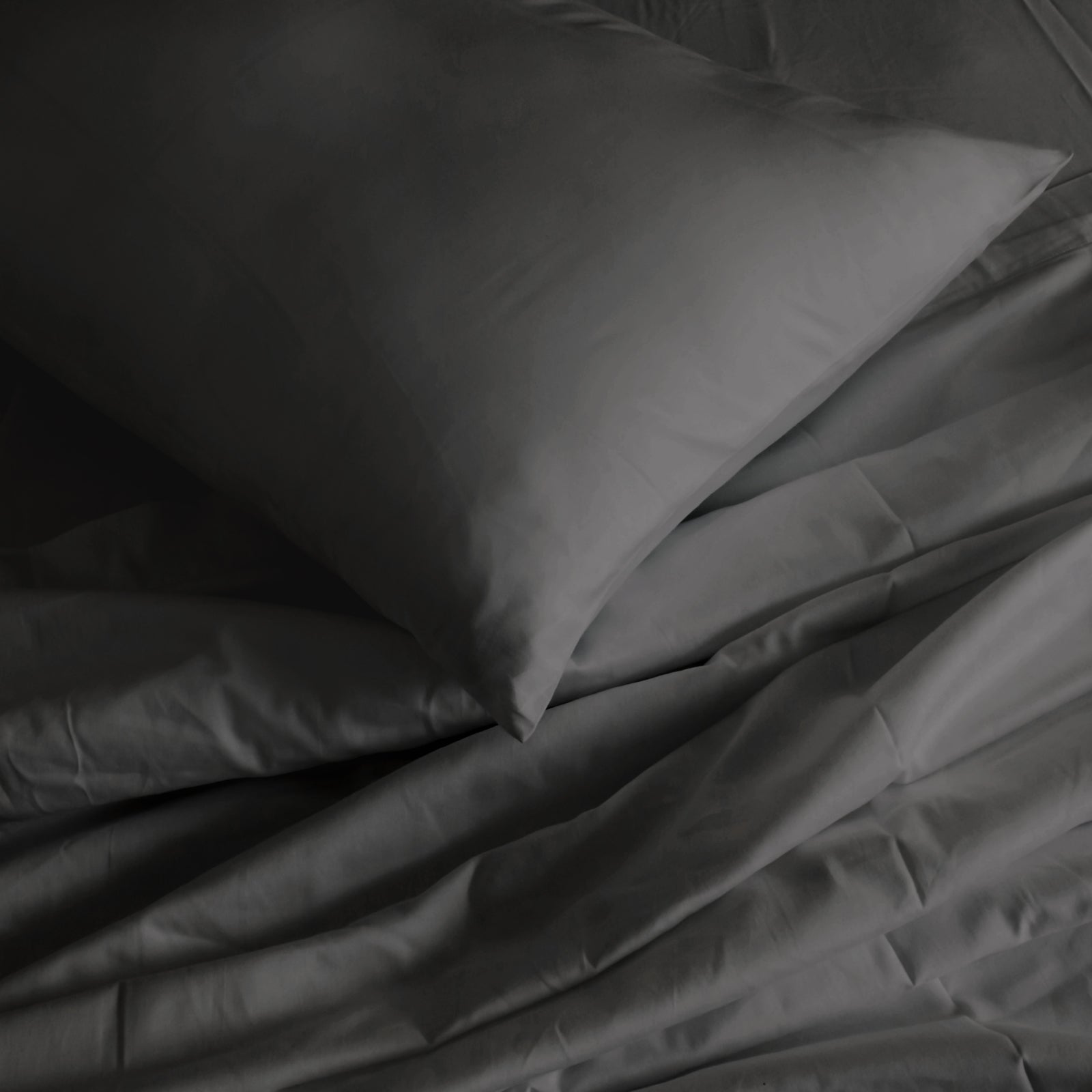 Royal Comfort 1000TC Hotel Grade Bamboo Cotton Sheets Pillowcases Set Ultrasoft - King - Pewter V160-204912