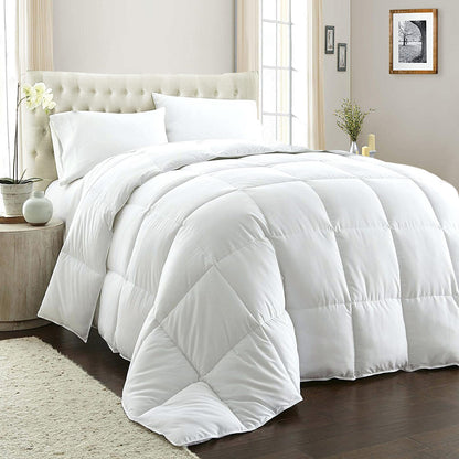 Royal Comfort 800GSM Quilt Down Alternative Duvet Cotton Cover Hotel Grade - Super King - White V160-204998