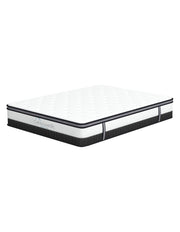 Osteopedic Euro Top Mattress Pocket Spring Medium Firm Hybrid Design Bed 30CM - Double - White V160-205007