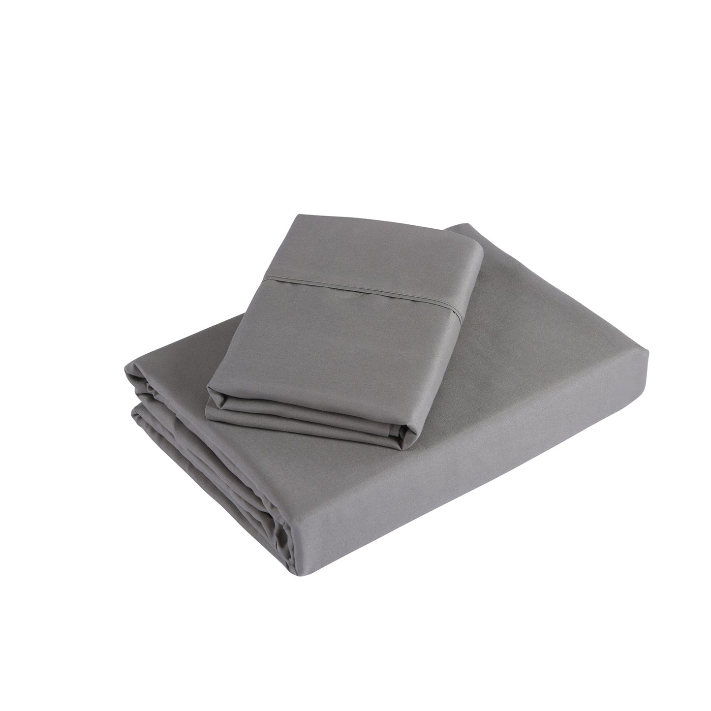 Royal Comfort 1200 Thread Count Sheet Set 4 Piece Ultra Soft Satin Weave Finish - Queen - Charcoal V160-205606