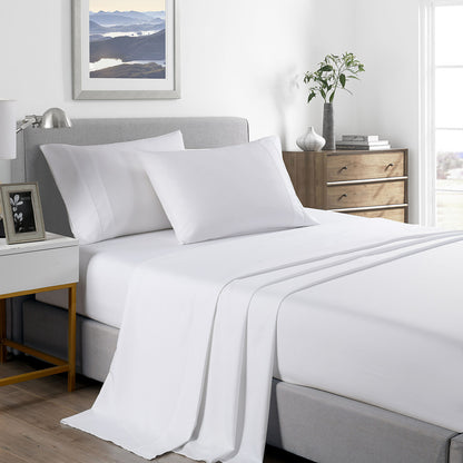 Royal Comfort 2000 Thread Count Bamboo Cooling Sheet Set Ultra Soft Bedding - Queen - White V160-205634