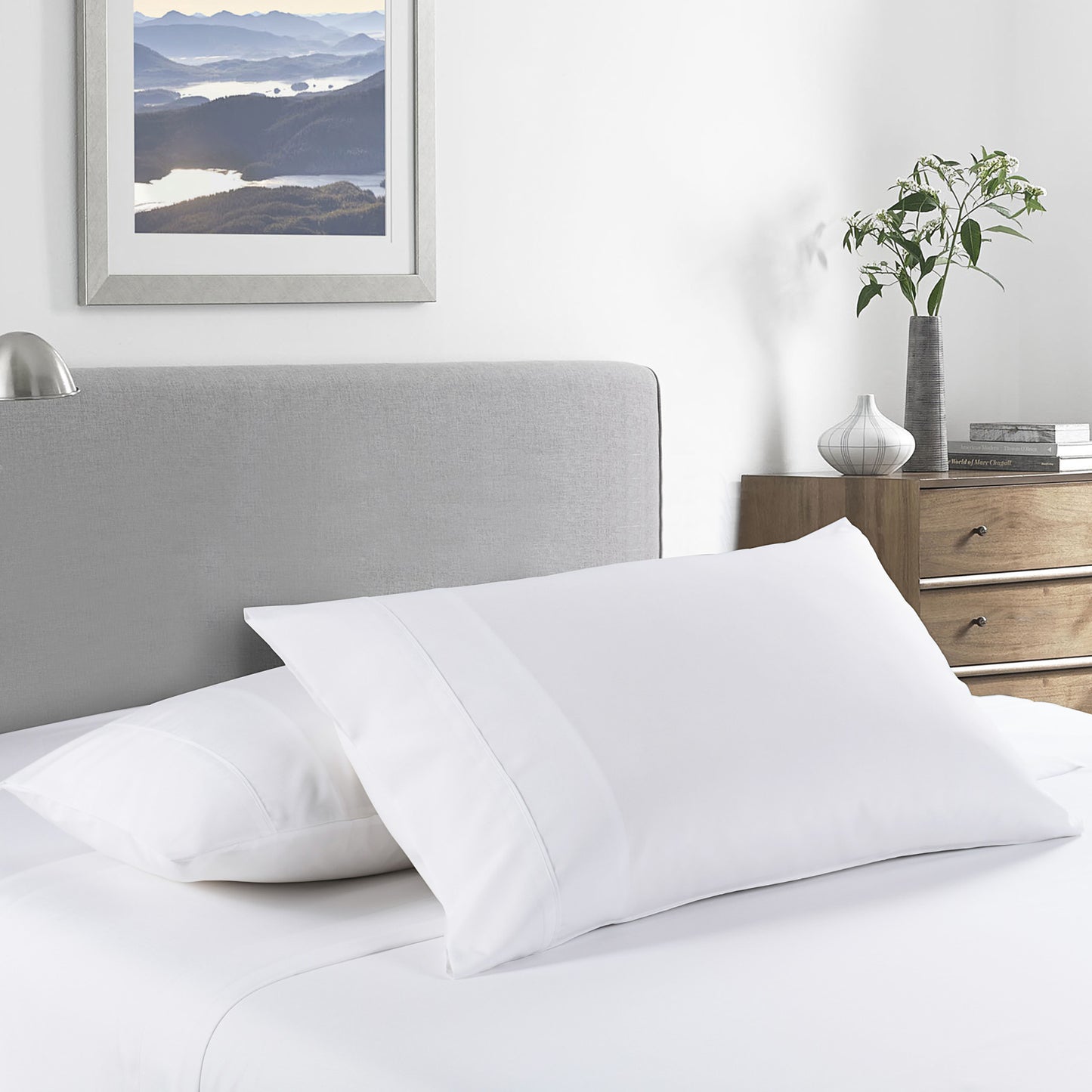 Royal Comfort 2000 Thread Count Bamboo Cooling Sheet Set Ultra Soft Bedding - King - White V160-205643